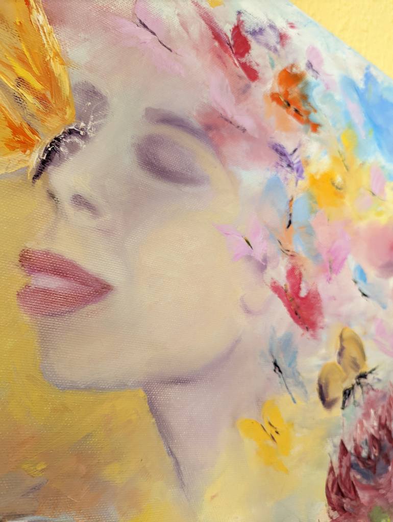Original Conceptual Women Painting by Ellen Frischbutter