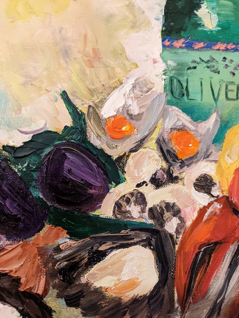 Original Art Deco Food & Drink Painting by Ellen Frischbutter