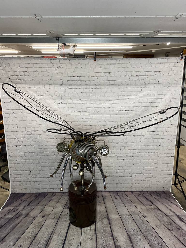 Original Abstract Expressionism Outer Space Sculpture by Aaron Nelson