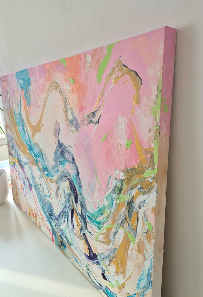 Original Abstract Expressionism Abstract Painting by Diana Jarv