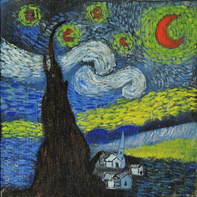 Original Expressionism Landscape Paintings by Tanishq Parulekar