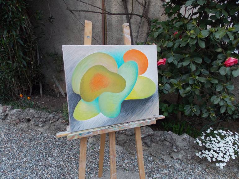 Original Abstract Painting by Giorgio Basfi