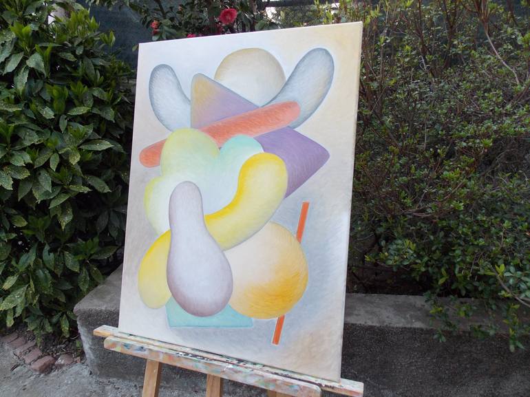 Original Abstract Painting by Giorgio Basfi