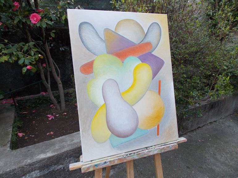 Original Abstract Painting by Giorgio Basfi