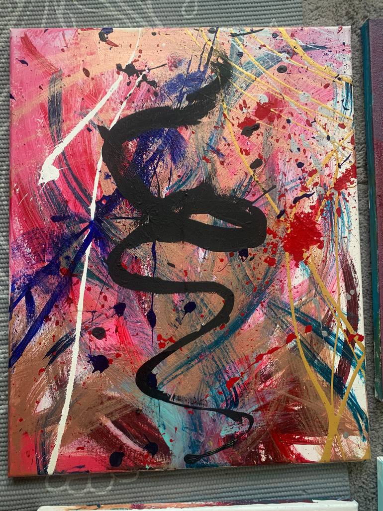 Original Conceptual Abstract Painting by Erynn Grady