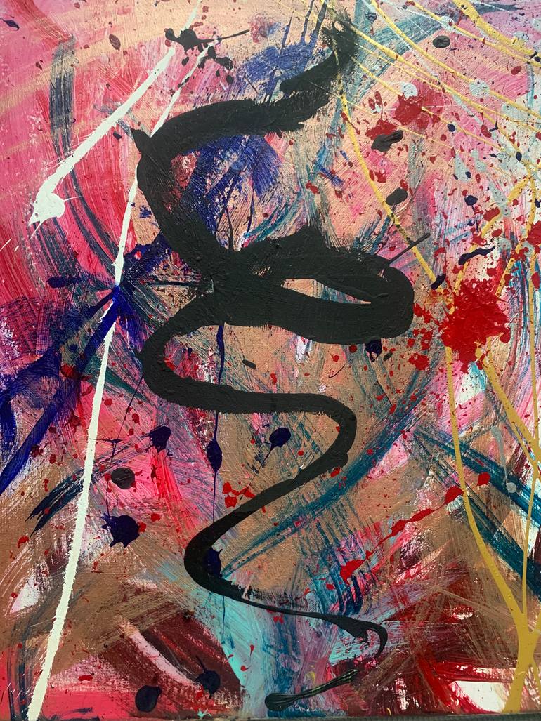 Original Conceptual Abstract Painting by Erynn Grady