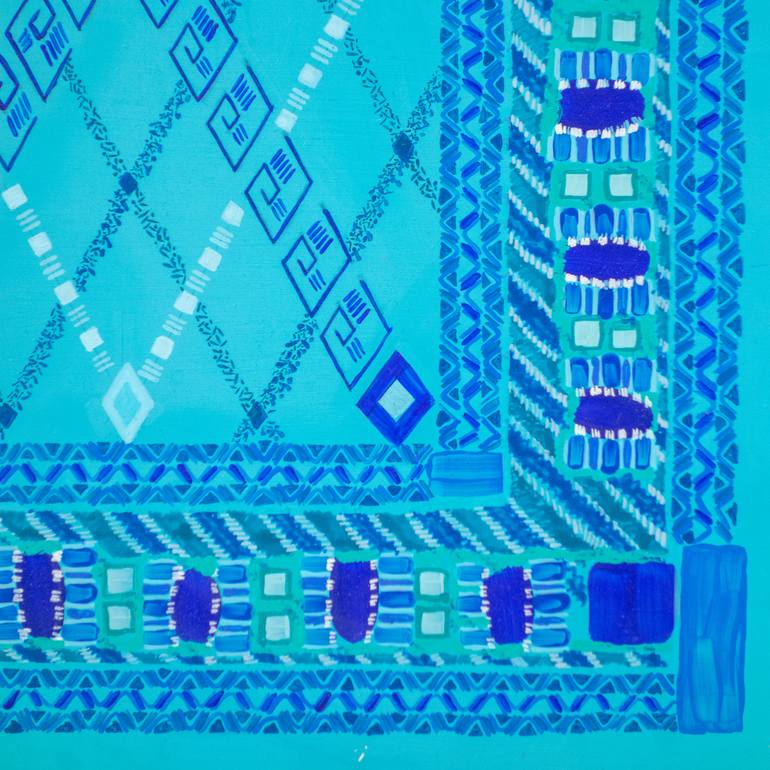 Original Abstract Geometric Painting by Sato Crisà