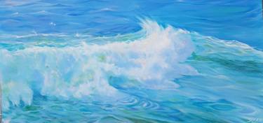 Print of Expressionism Seascape Paintings by Elena Shchenina