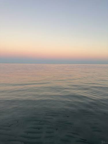 Original Color Field Painting Water Photography by Sarah Ikerd