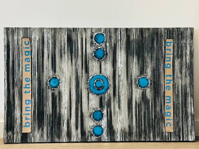 Original Pop Art Science/Technology Painting by Sarah Ikerd