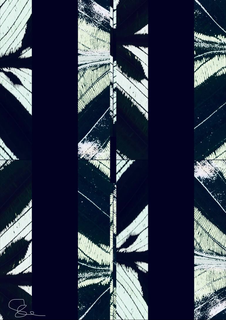 Original Botanic Photography by Sarah Ikerd | Abstract Expressionism Art on Metal | Day & Night In The Jungle