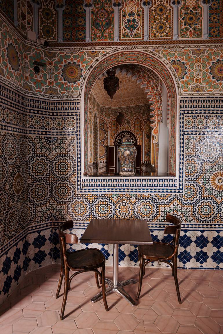 Original Architecture Photography by Rajaa Khenoussi | Documentary Art on Paper | Tiles and Tranquility