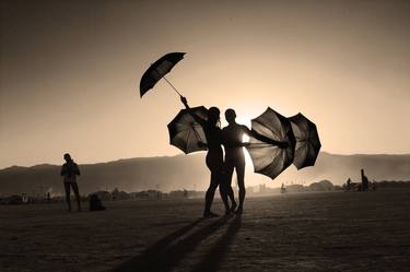 Umbrella Dancers in the Sun thumb