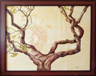 Original Contemporary Nature Drawings by Raksha S