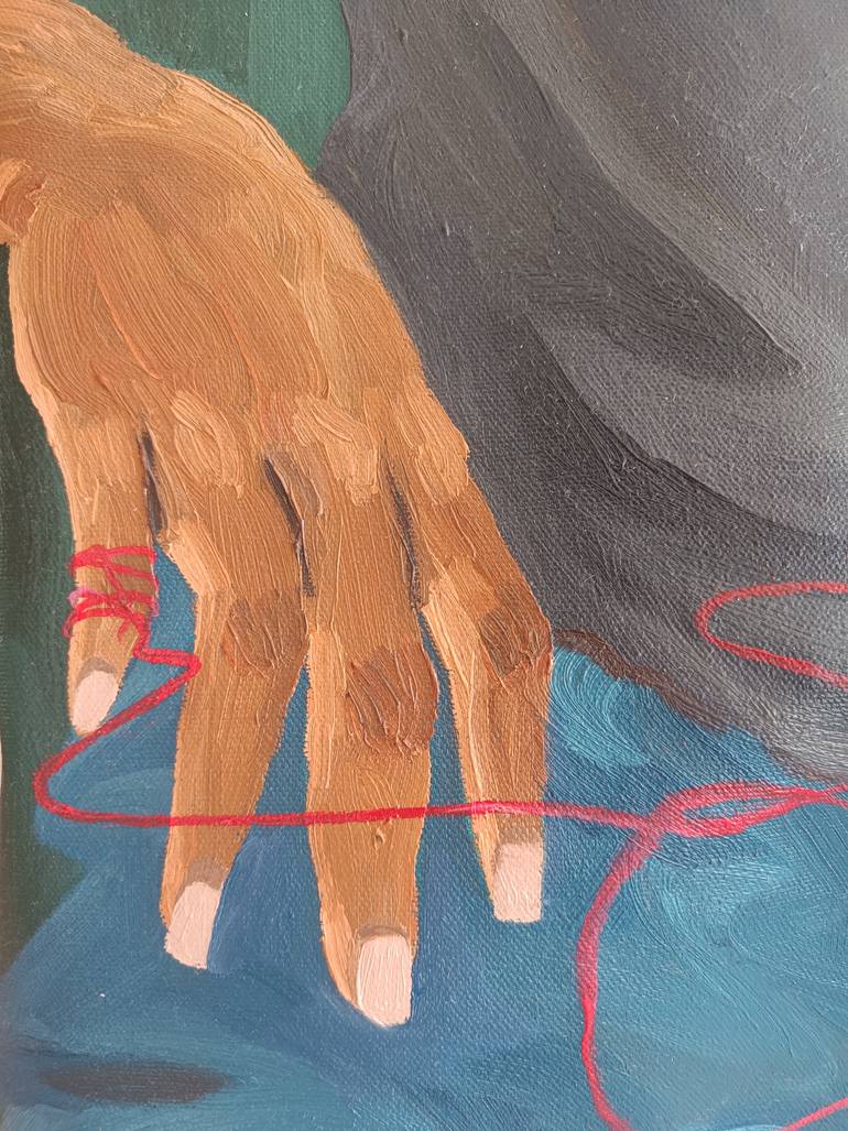 Original Contemporary Erotic Painting by Raksha S