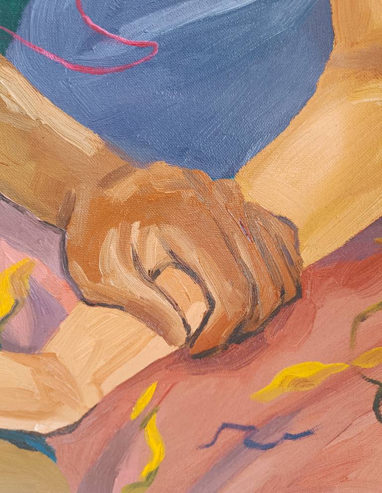 Original Contemporary Erotic Painting by Raksha S