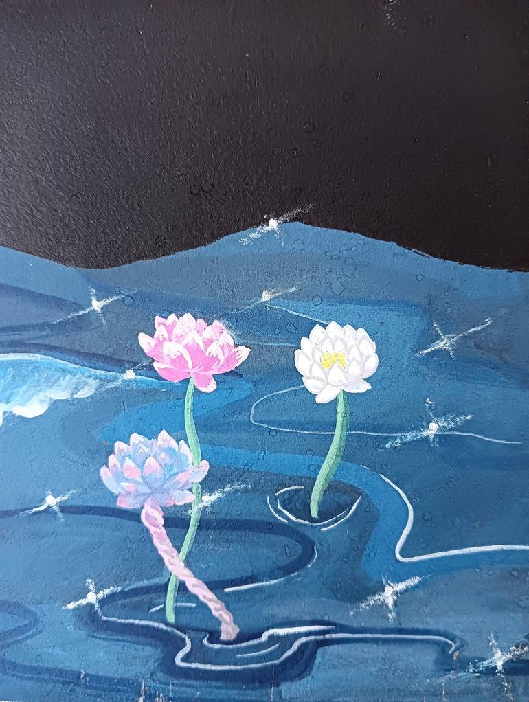 Original Contemporary Water Painting by Raksha S