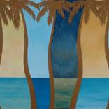 Sea View with Palm Trees by Svetlana Ziuzina