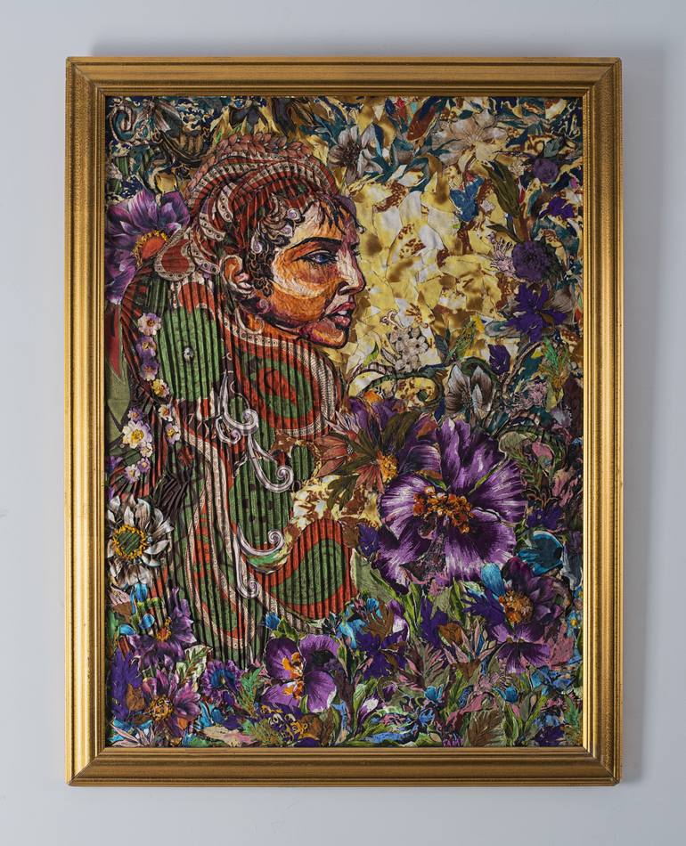 Original Conceptual People Collage by Mervat Mounir