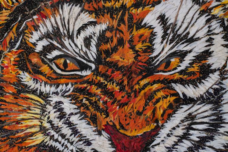 Original Conceptual Animal Collage by Mervat Mounir