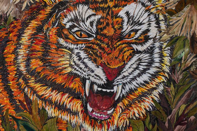 Original Conceptual Animal Collage by Mervat Mounir