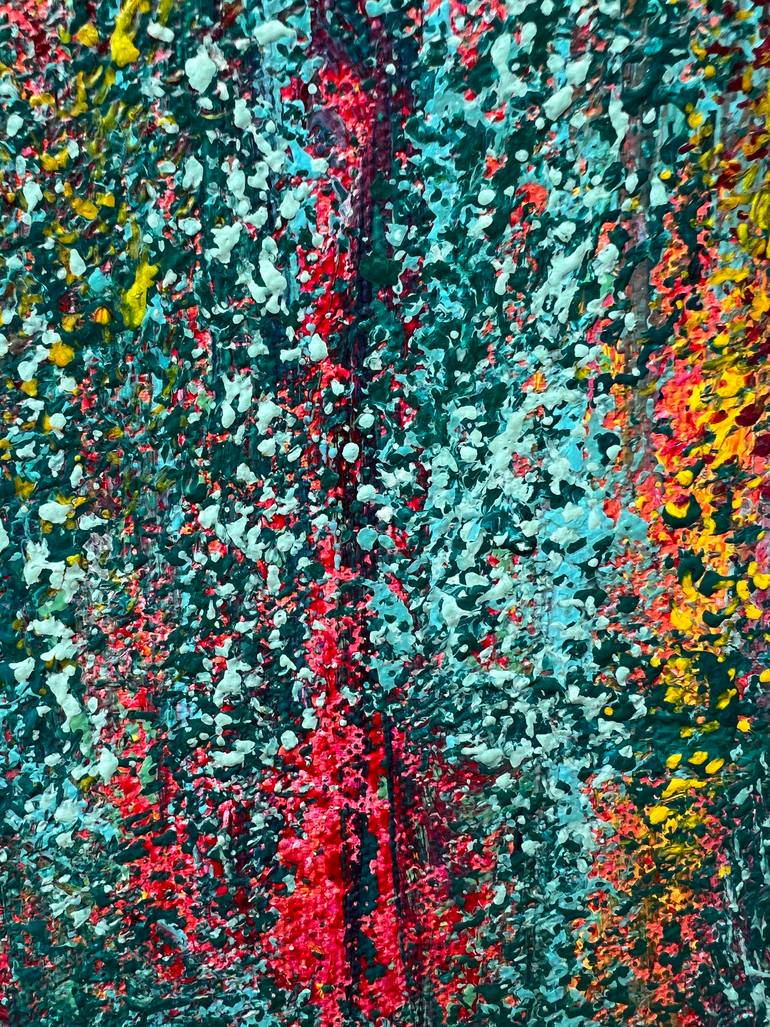 Original Abstract Expressionism Abstract Painting by Leen Fineart 
