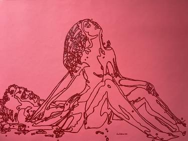 Original Contemporary Erotic Paintings by Ece Dalkiran