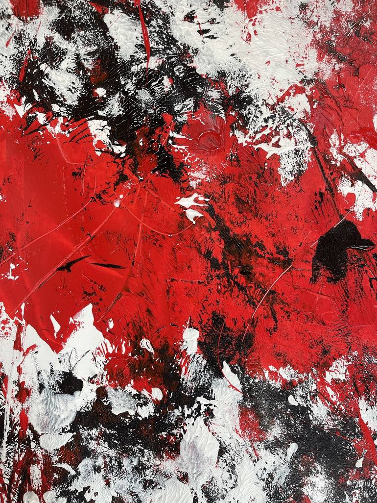 Original Abstract Expressionism Abstract Painting by Rahim El