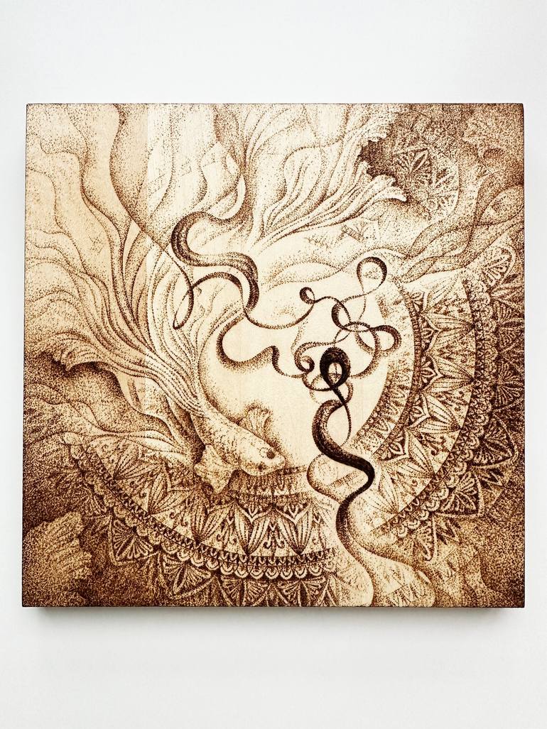 Original Black & White Nature Installation by Sau Ting Sarina Kong