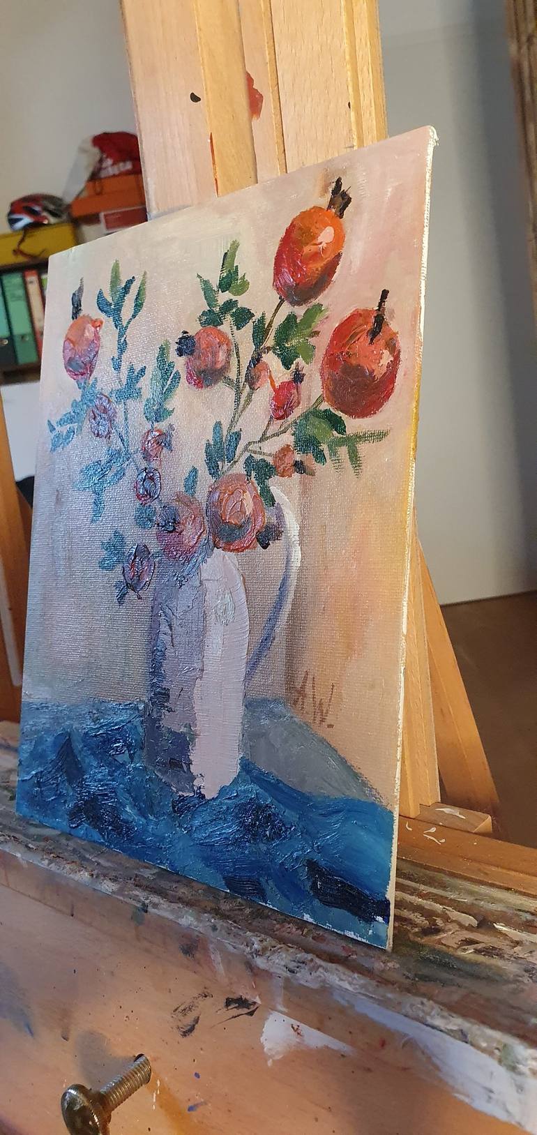 Original Floral Painting by Anastasia Wiggert