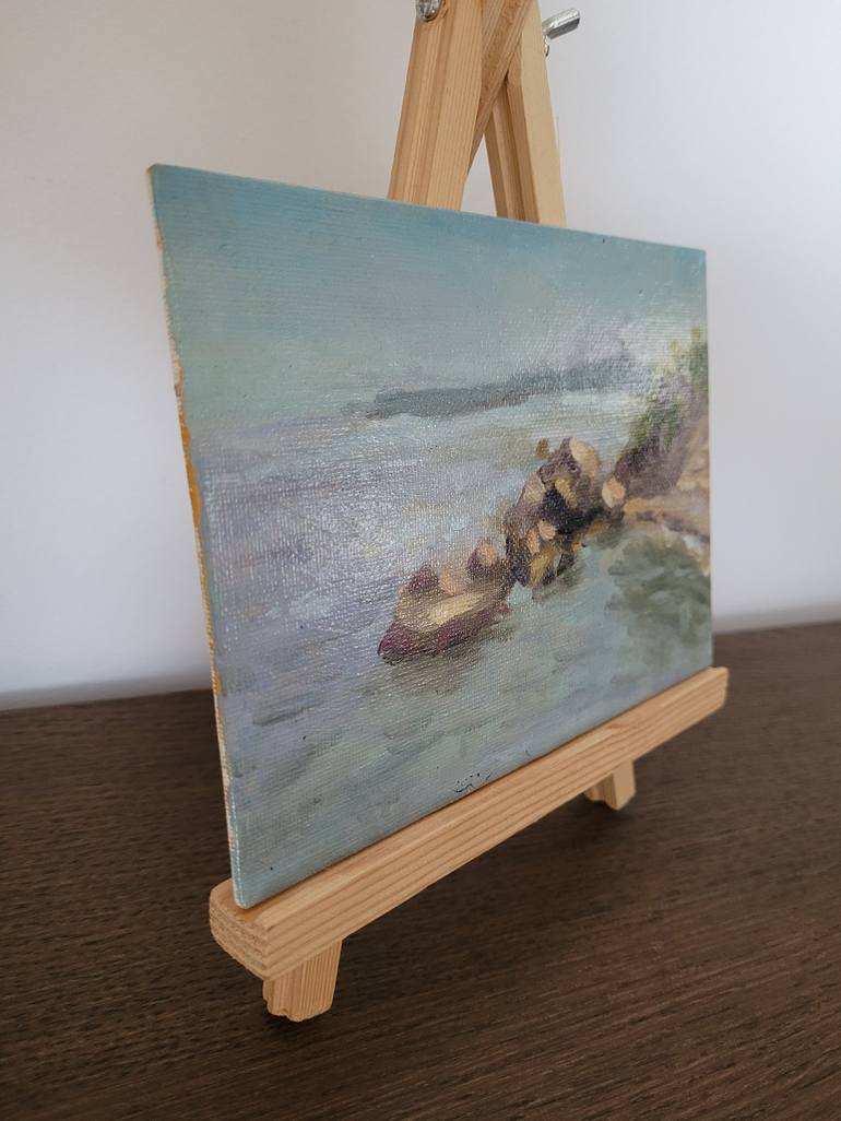 Original Impressionism Seascape Painting by Anastasia Wiggert