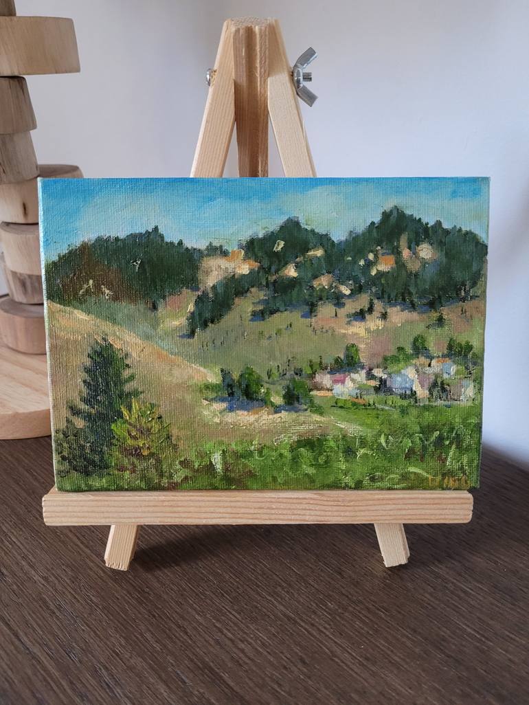 Original Impressionism Landscape Painting by Anastasia Wiggert