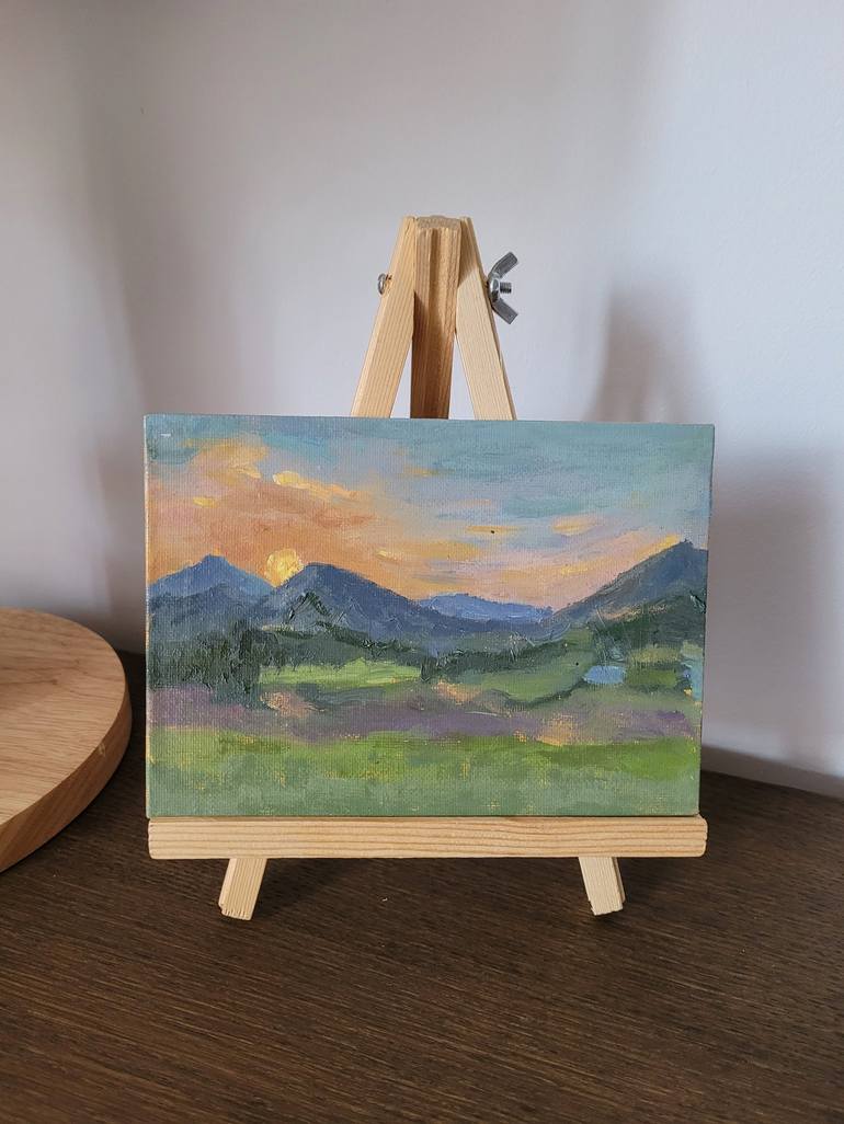 Original Impressionism Landscape Painting by Anastasia Wiggert