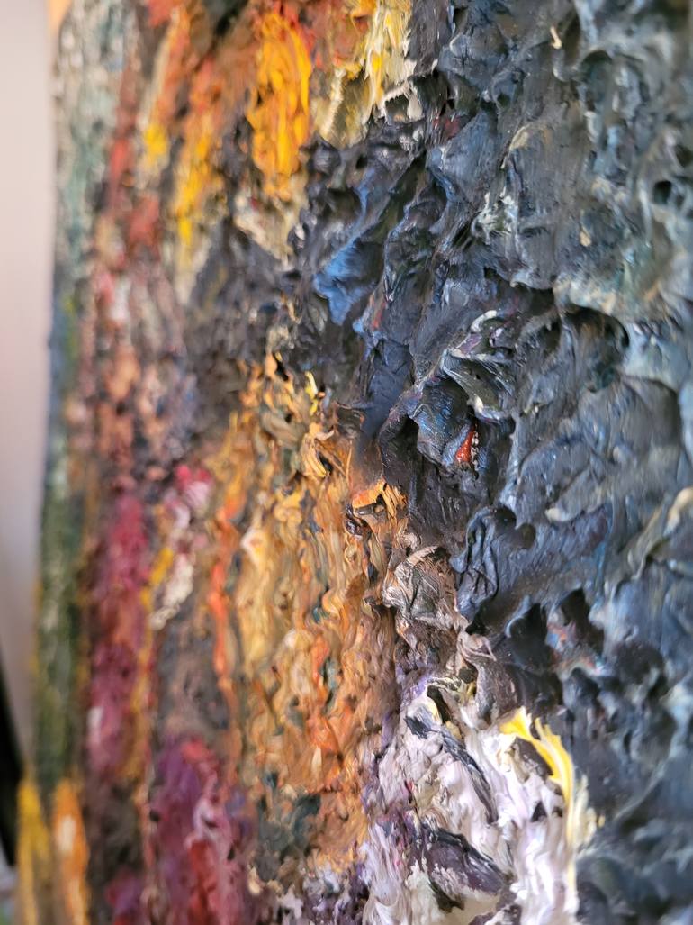 Original Abstract Floral Painting by Anastasia Wiggert