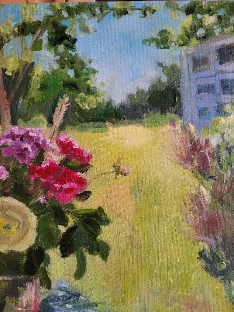 Original Impressionism Floral Painting by Anastasia Wiggert