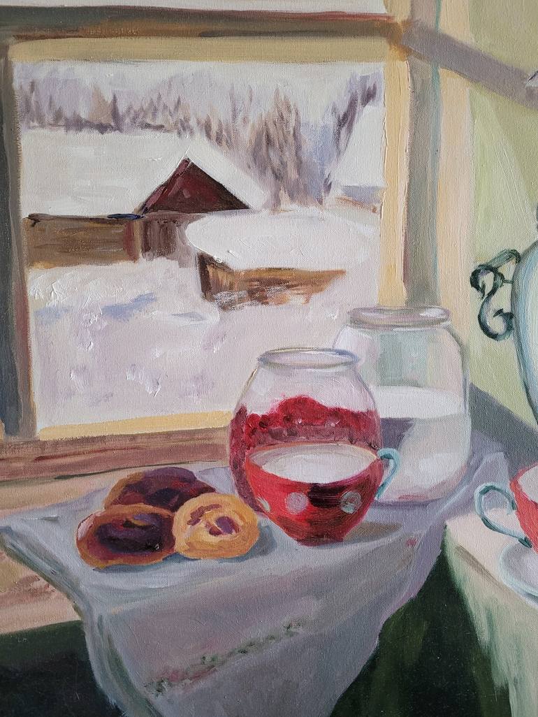 Original Impressionism Food & Drink Painting by Anastasia Wiggert