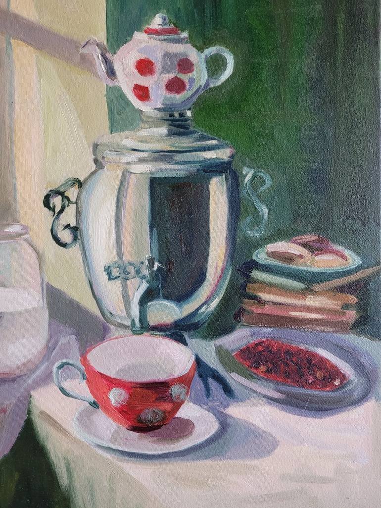 Original Impressionism Food & Drink Painting by Anastasia Wiggert