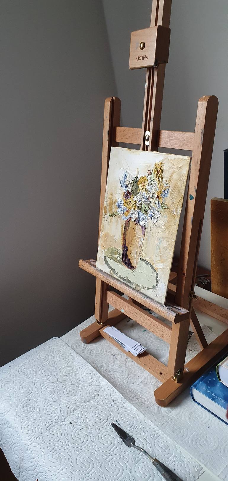 Original Contemporary Floral Painting by Anastasia Wiggert