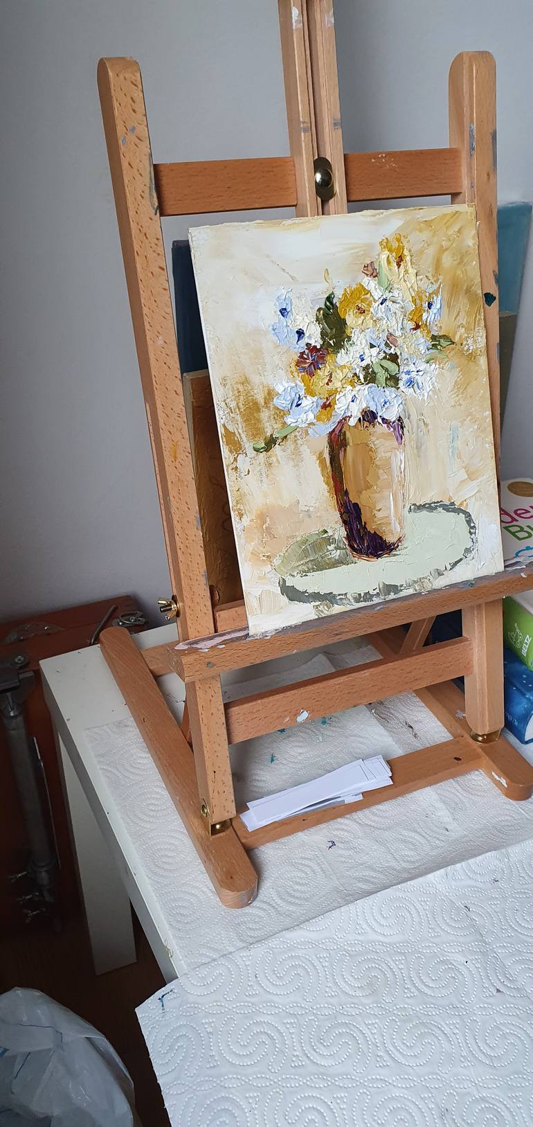 Original Contemporary Floral Painting by Anastasia Wiggert