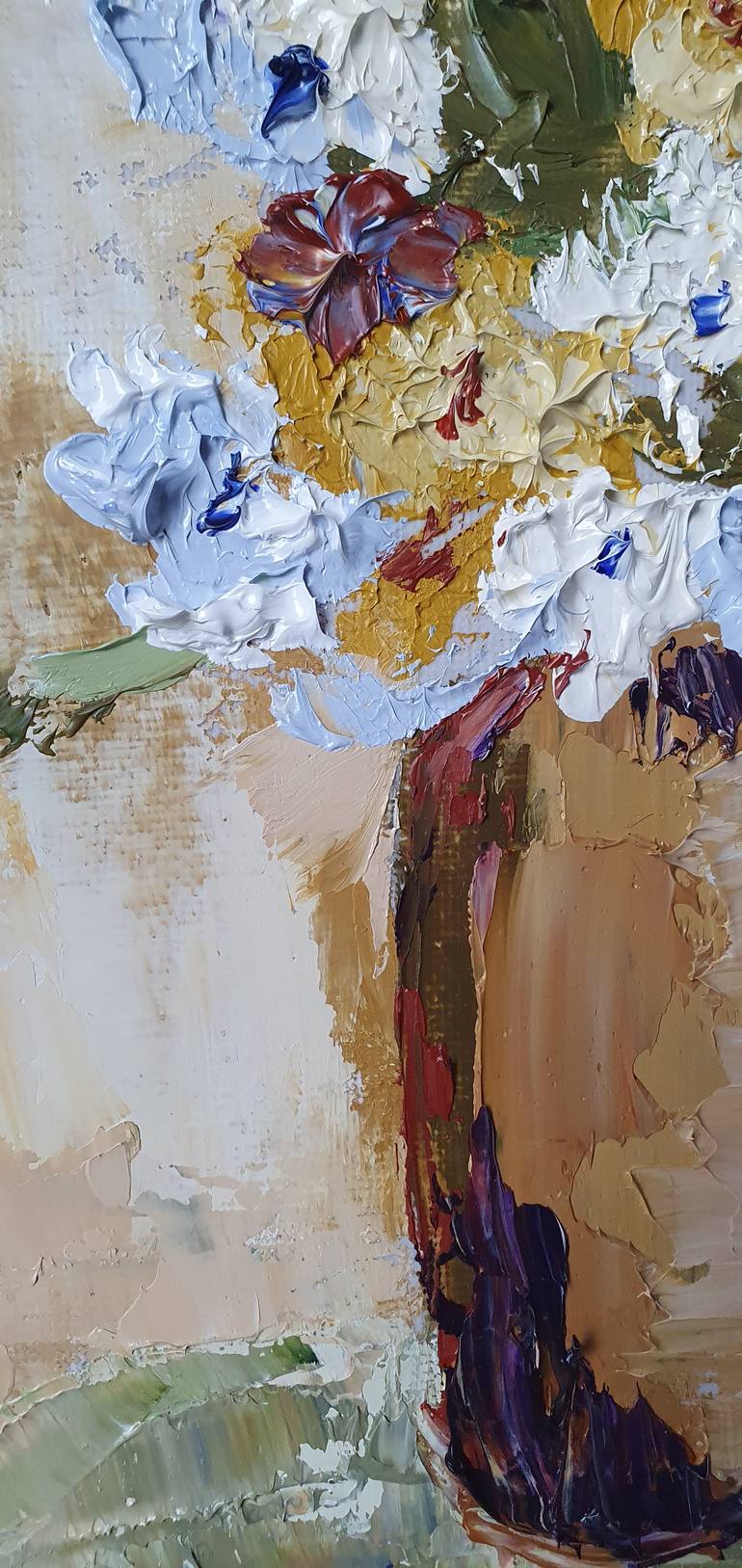 Original Contemporary Floral Painting by Anastasia Wiggert