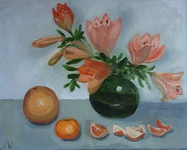 Original Fine Art Floral Paintings by Anastasia Wiggert