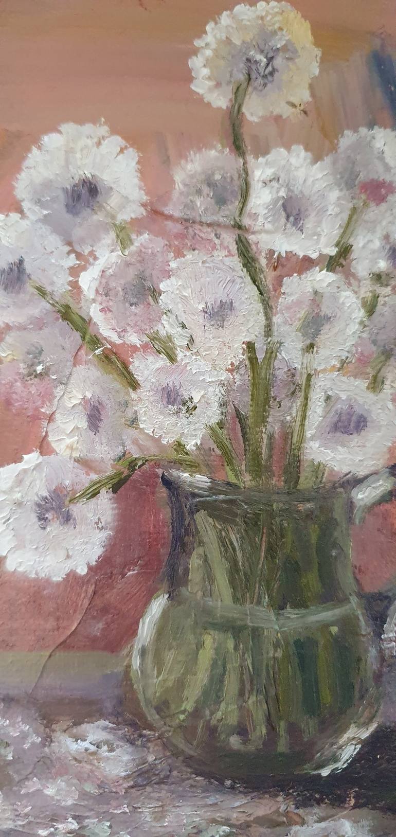 Original Fine Art Floral Painting by Anastasia Wiggert