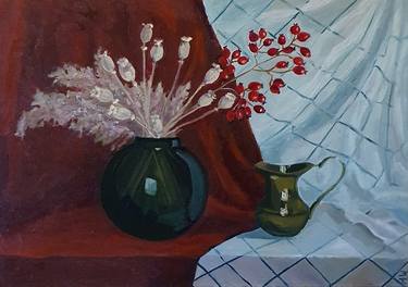 Original Fine Art Floral Paintings by Anastasia Wiggert
