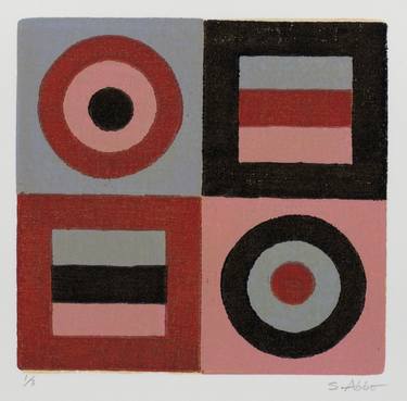 Original Minimalism Abstract Printmaking by Sebastian Abbo