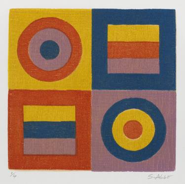 Original Minimalism Abstract Printmaking by Sebastian Abbo