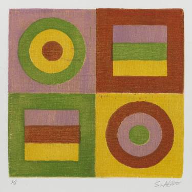 Original Minimalism Abstract Printmaking by Sebastian Abbo