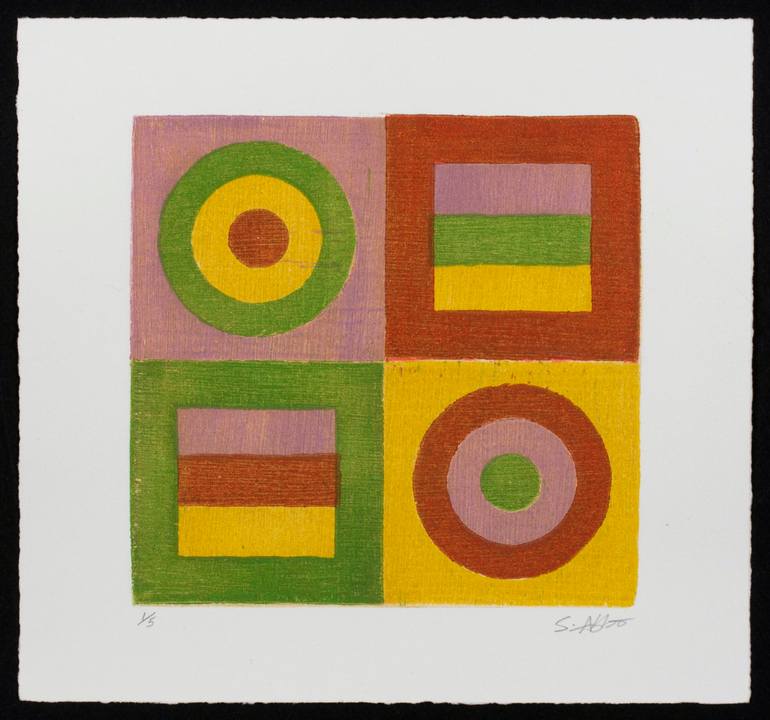 Original Minimalism Abstract Printmaking by Sebastian Abbo