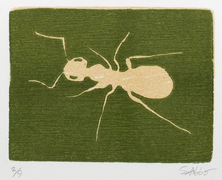 Original Figurative Animal Printmaking by Sebastian Abbo