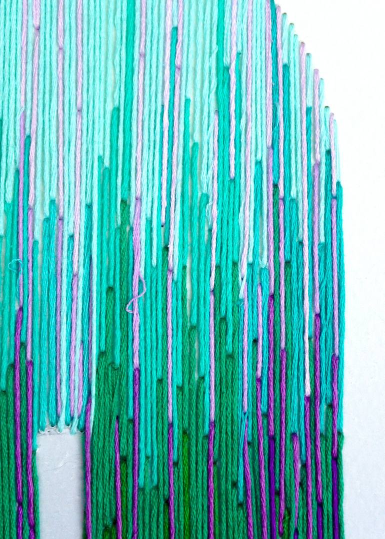 Original Abstract Science/Technology Mixed Media by Hannah Pratt