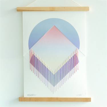 Original Abstract Outer Space Collage by Hannah Pratt